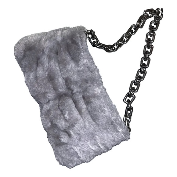 Faux Fur Chain Zara Bag - Picture 4 of 4